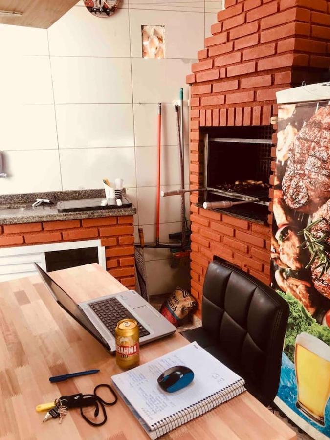 Villa Pé na areia gaivotas com Wi-Fi Itanhaém Esterno foto
