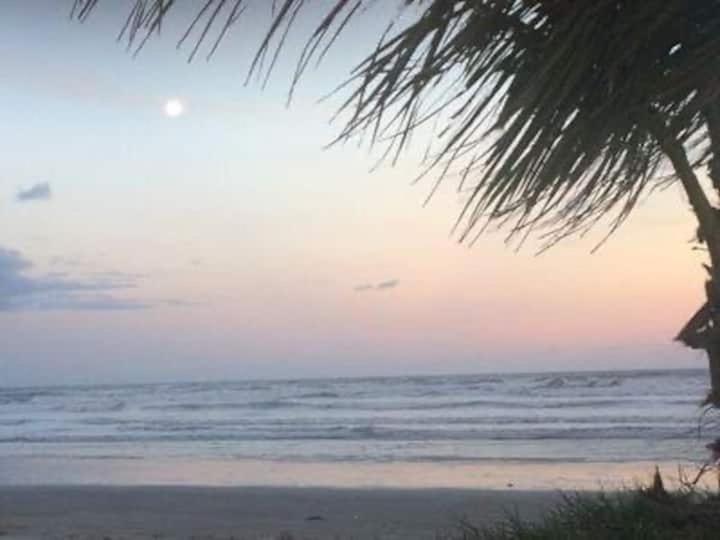 Villa Pé na areia gaivotas com Wi-Fi Itanhaém Esterno foto